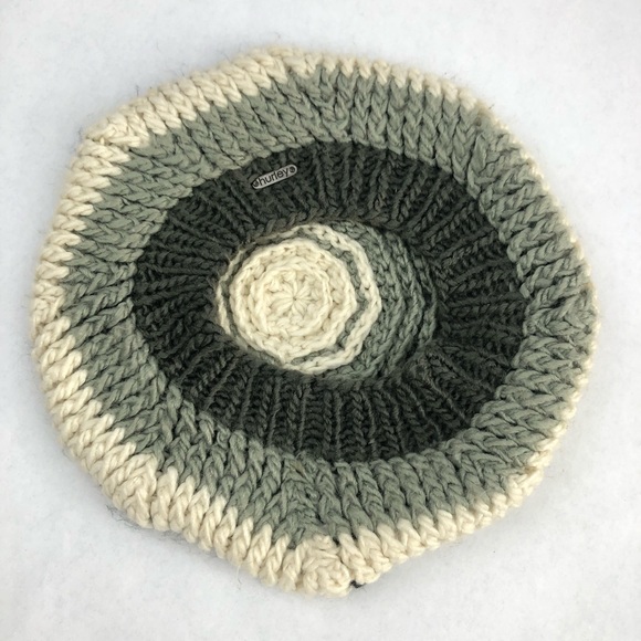 My Gray, Cream, & Black Round Hat
